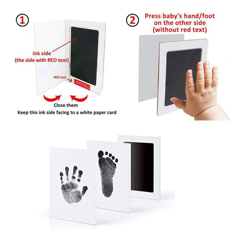 Pet Paw Print Ink Pad for DIY Footprints & Souvenirs