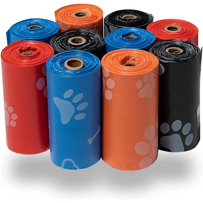 120-Pack Dog Poop Bags – Leakproof Outdoor Disposal & Refill Rolls