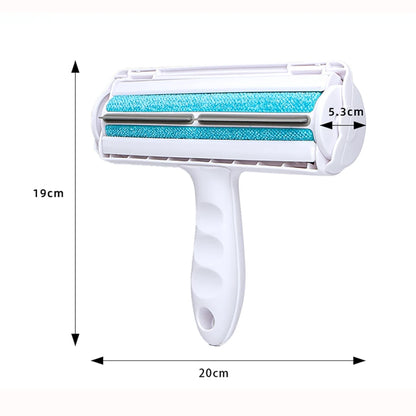 Pet Hair Removal Brush – Electrostatic Cleaner for Cats & Dogs