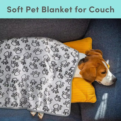 Ultra-Soft Fuzzy Dog Blanket for Ultimate Comfort & Warmth