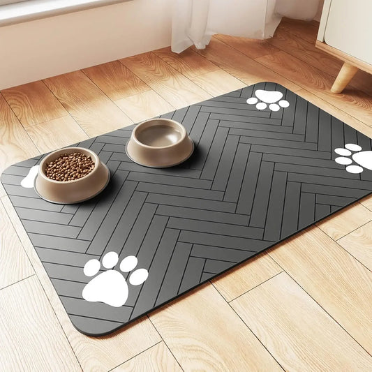 Non-Slip Waterproof Pet Feeding Mat – Quick-Dry & Absorbent