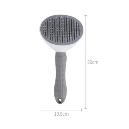 Self-Cleaning Pet Brush & De-matting Comb for Dogs & Cats